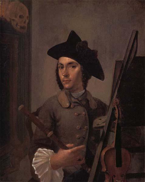 Gerrit Bakhuizen Self-Portrait oil painting image